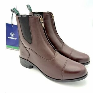 Ariat Boot Heritage IV Zip Paddock Women's 9.5 B Light Brown Chelsea NWT